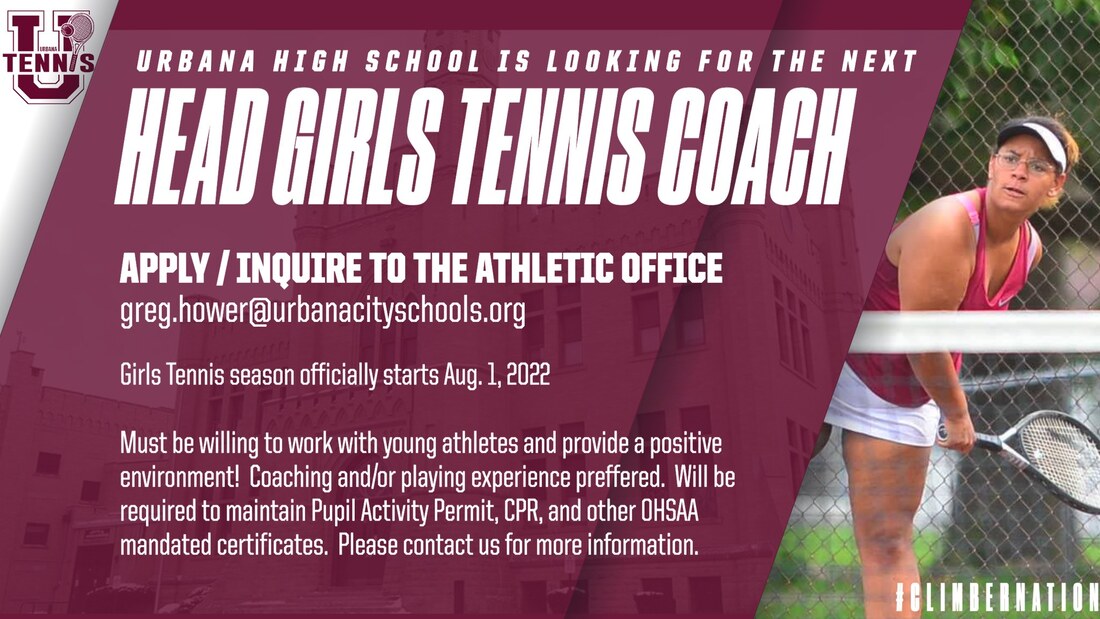Urbana High School Girls Tennis Coach