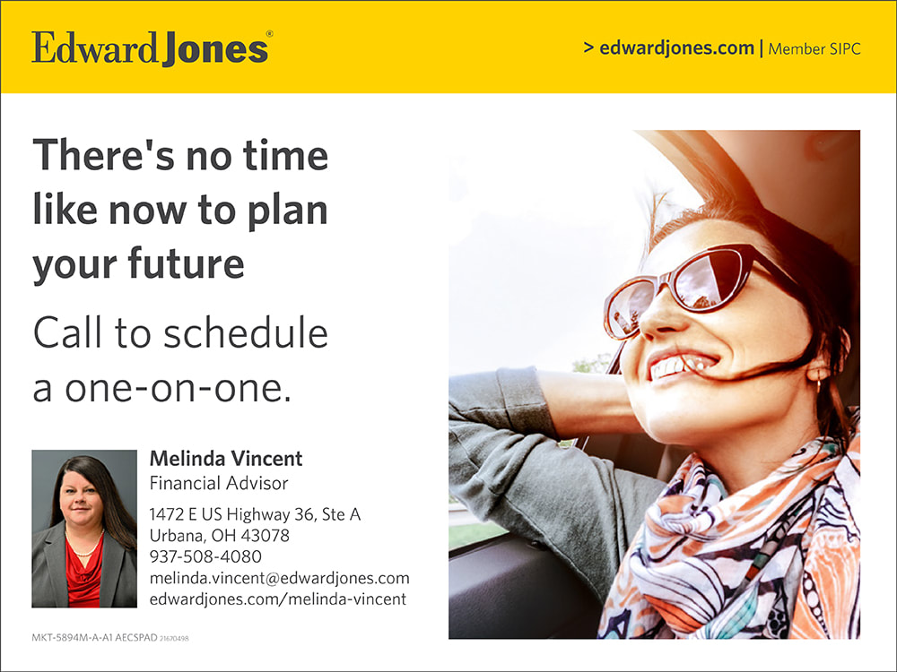 There's no time like now to plan for your future. Call Melinda Vincent!